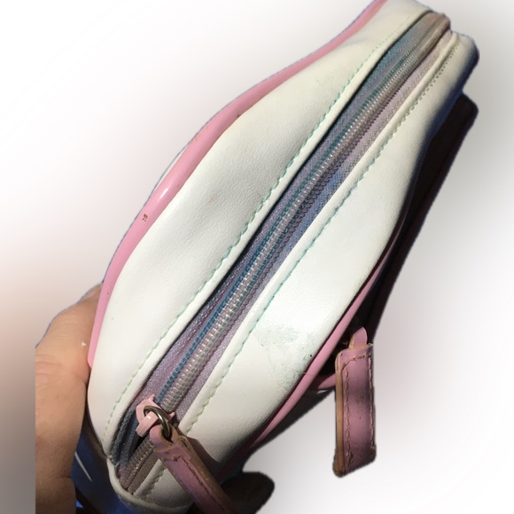 CHANEL Parfum Zipper Cosmetic Pouch White Pink Makeup Case - Picture 2 of 9